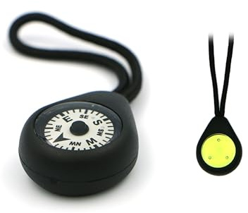 NV-20K Pocket/Zip Compass - Rugged, reliable and versatile navigation aid with precision luminous dial and photoluminescent lamp. UK-made.