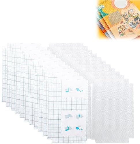 Cerioll Heftumschlag Bucheinbandfolie, Buchfolie Selbstklebend Transparent, 10 Stück Selbstklebend Bucheinbandfolie, Wasserdicht Buchhülle Transparen, Für Schulbücher, Home, Office, A4