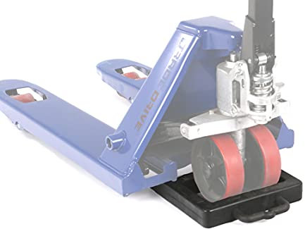 Pallit Tope antivuelco para camiones | Dispositivo de seguridad para carretillas elevadoras con asa | Caucho