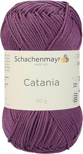 Schachenmayr Catania 9801210-00240 hyazinth Handstrickgarn, Häkelgarn, Baumwolle