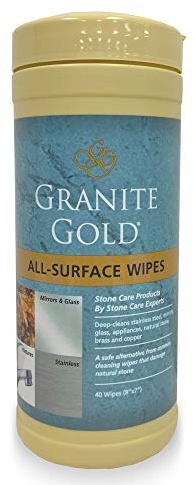 Granite Gold All-Surface Cleaner Household Cleaning For Stainless Steel, Glass, Quartz, Marble Surfaces, 40 Count