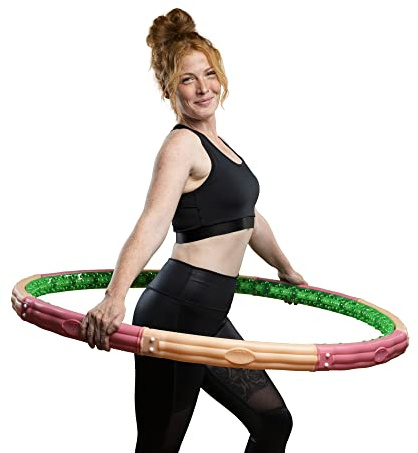 HOOPOMANIA Titan Hoop [3,1 kg] Hula Hoop Reifen schwer für Erwachsene Fitness Hula Hoop