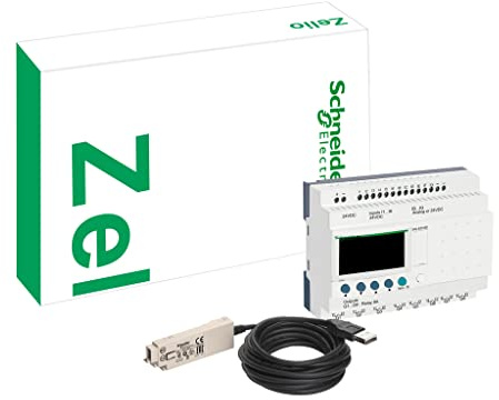 ZELIO II: SR2B121FU + SOFTWARE + CABLE