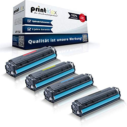 4X Print-Klex Tonerkartuschen kompatibel mit HP LaserJet Pro-400-color-M-451-dn Pro-400-color-M-451-dw CE410-CE413 - XXL Toner Patronen - Drucker Patronen