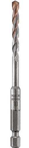 alpen 25200400100 takpannor i hårdmetall professionell tak, ¼ sexkantsskaft, Ø 4 mm, L1 100 mm, L2 39 mm, 4,0 mm