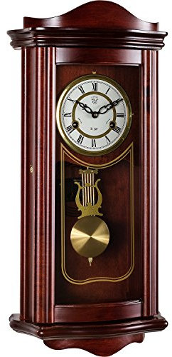Maxstore STILISTA Retro Regulator Wanduhr Prometheus, 63 cm x 30 cm x 14 cm