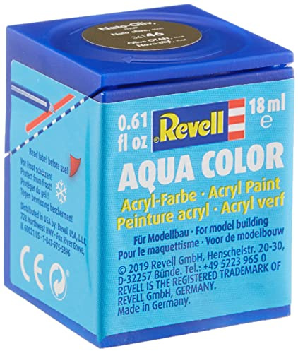 Revell 18ml Aqua Color Acrylic Paint (Nato Olive Mat Finish)