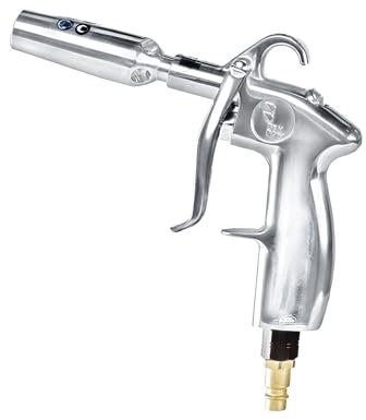 BenBow Druckluftpistole mit Venturidüse - Black Storm - Air Blow Gun für schnelles Trocknen und Blasen - Aluminiumgehäuse, 1/4” Druckluftanschluss