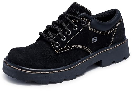Skechers Women's Parties - Mate Oxford, Black, 7