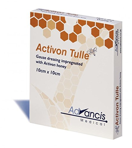 Activon Manuka Tulle Gaze 10x10 cm - 5 Stück