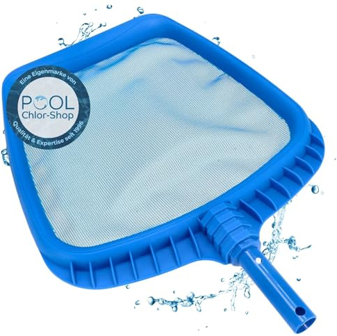 Duraol épuisette à feuilles avec support renforcé I Épuisette de surface pour perche télescopique I Adaptée piscine/pataugeoire & jacuzzi I Mailles fines & solides I Accessoires de piscine