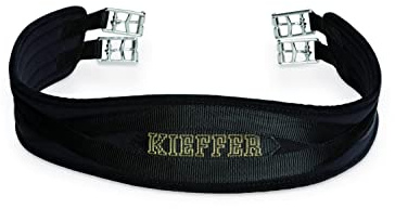 Kieffer cinghia per sella Air-Tex, diverse lunghezze, con Fibbia a rullo