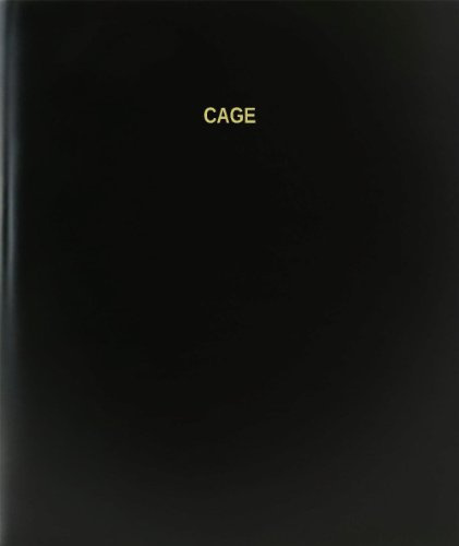 BookFactory Cage Log Book/Journal/Logbook - 120 Page, 8.5''x11'', Black Hardbound (XLog-120-7CS-A-L-Black(Cage Log Book))