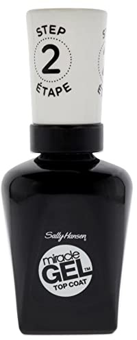 Sally Hansen Miracle Gel Nail Polish 100 Top Coat, 0.5 Fl Oz (Packaging May Vary)