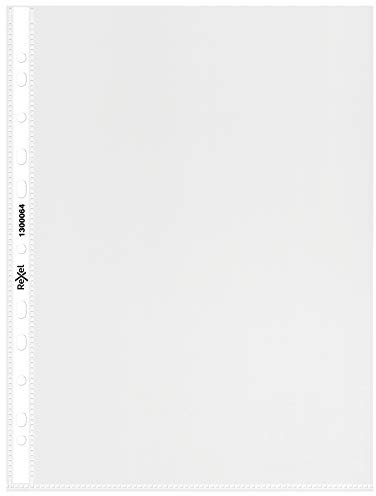 Rexel 1300064 Prospekthüllen DIN A4 glasklar PP 80my Inh.100
