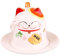 Goodwei Maneki Neko Tasse aus Porzellan im Design der japanischen Glückskatze - inkl. Untertasse, 230ml