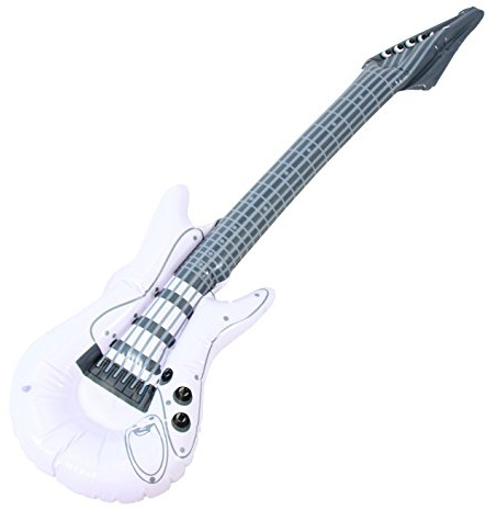 Costume Agent Wayne's World Blow Up Guitar 80's Music Halloween Costume Prop