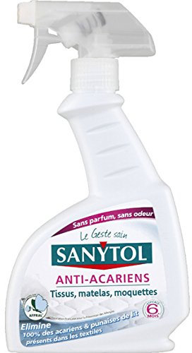 Sanytol Anti-acariens. Tissus, Matelas, Moquettes. Efficace 6 Mois. Sans Parfum, Sans Odeur. - ( Prix Par Unité ) Envoi Rapide Et Soignée