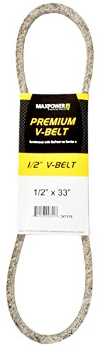 MaxPower Courroies 347476, renforcé au kevlar, 1/2 x 33 - 4L330 - longueur extérieure L(a) 840 mm.