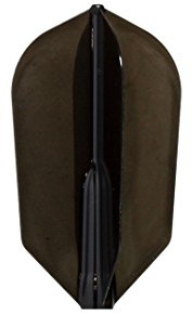 Cosmo Darts Fit Flight (Air) 3 Pack Slim Dart Flight (Dark Black)