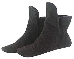 RAIKOU Hausschuhe für Damen, Herren aus Micro Fleece mit ABS und Rutschfester Sohle Größe,Super Flauschige Hüttenschuche (40-43, Zinn)