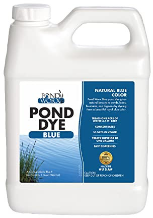 PondWorx Lake and Pond Dye - Ultra Concentrated - 1 Quart Blue