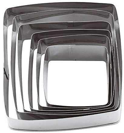 Paderno Cortapasta Cuadrado con Banda estañada