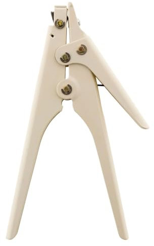 Zenitech - Pince en Métal pour Colliers de Câblage - Outil de Serrage et de Coupe - Fonctionnement Facile Sans Forcer - Conçue en Métal Durable - Argent - Longueur 25 cm