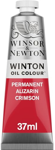 Winsor & Newton Winton Oil Color, 37ml Tube, Permanent Alizarin Crimson