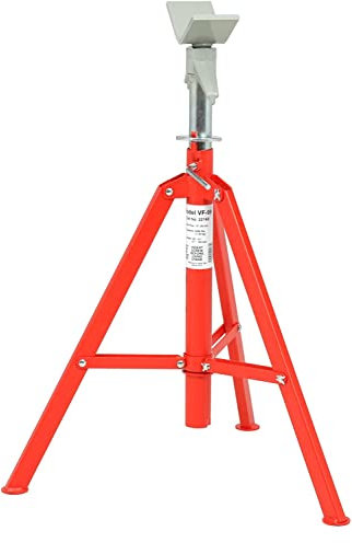 RIDGID 22168 servante de tubes à tête en V haute et pliante modèle VF-99, servante de tubes de 304,8 mm