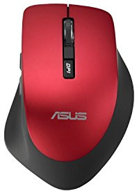 Asus - ASUS WT425 Wireless Optical Mouse, Red