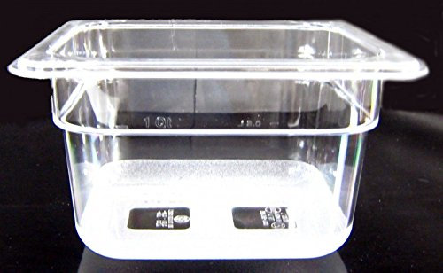 Kunststoff GN 1/6 Gastronormbehälter GN-Behälter 1,6 Liter tief 100mm Gastronorm