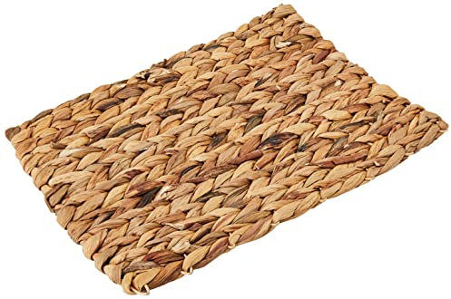 Rosewood Naturals Chill 'n' Chew Mat, Small Animal Bed, Shelf Liner and Chew Toy, Natural Materials Hand Woven for Small Animals, 33cm x 24cm