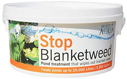 Evolution Aqua Stop Blanketweed - Effective Blanket Weed Treatment for Ponds & Pond Algae Treatment | Pond Weed Remover and Pond Cleaner | Fast-Acting Solution | Treats up to 25000L | 2.5kg