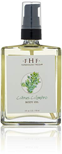 Farmhouse Fresh Citrus Cilantro Body Oil, 4 Fl Oz