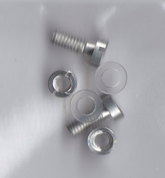 Turntable Headshell Cartridge Stylus Mounting Screws Kit. Universal fits most brands. (6mm)