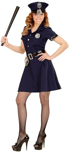 W WIDMANN MILANO Party Fashion - Kostüm Polizistin, Kleid, Polizei Uniform, Wachtmeister
