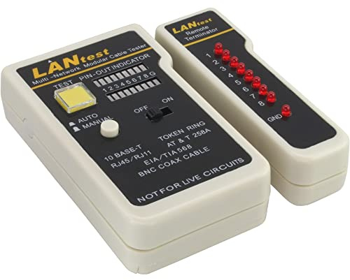 InLine 79998 BNC, RJ11/RJ45 testare med fodral