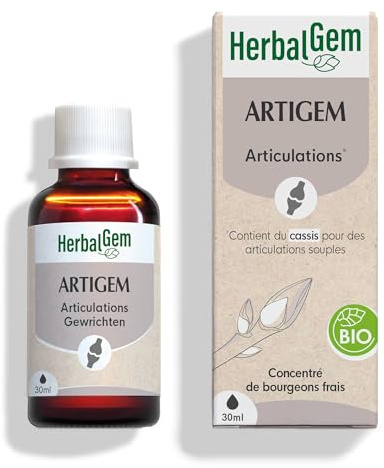 HerbalGem Artigem Bio Pour le maintien de la souplesse des articulations Complexe de Gemmothérapie Concentrée 30 ml