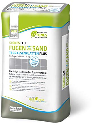 STONES ECO Fugensand 1-10 mm 15 kg/ Sack (basalt)