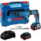 Bosch Professional 18V System Akku Trockenbauschrauber GSR 18V-EC TE (inkl. 2x5.0Ah Akku, Schnellladegerät, Magazinaufsatz inkl. Bit MA 55, L-BOXX 136)
