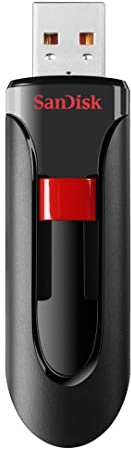 Sandisk UFM 128GB USB Cruzer Glide 3.0 USB flash drive USB Type-A 3.0 (3.1 Gen 1) Black,Red (128 GB, 3.0 (3.1 Gen 1), Dia,)