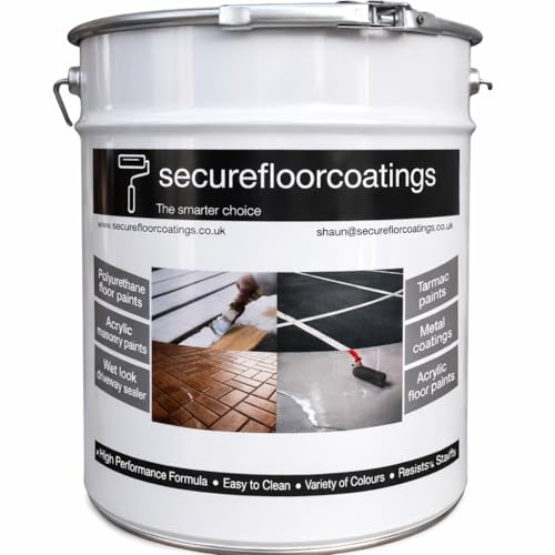 Secure Floor Coatings, Durable, Oil based, semi gloss paint, 20L !! LIGHT GREY. Interior & Exterior use