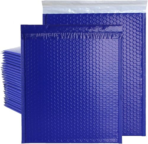 Aconnet Bubble Mailers 10x13 inch Mailing Envelopes Bubble Padded Waterproof Self Seal Padded Envelopes with Strong Self-Adhering Pack of 25 (Purple)