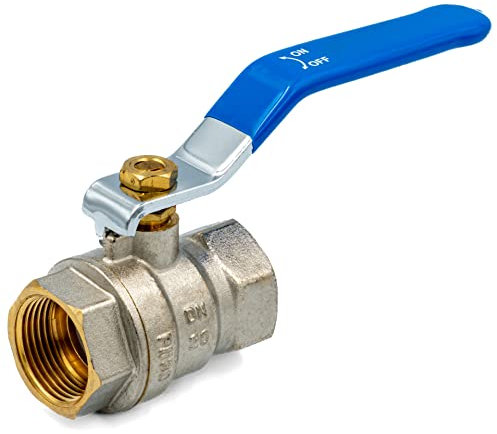 Kugelhahn 1/2 Zoll - Absperrhahn mit Hebelgriff 30 BAR Innengewinde - Innengewinde