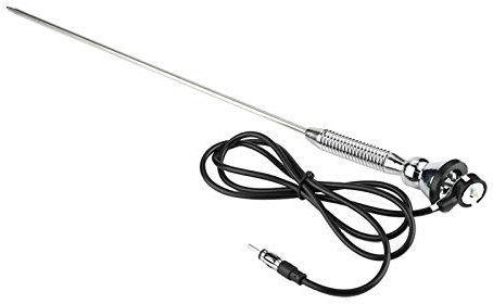 Antenne Radio FM AM de Voiture en Caoutchouc, Radio Universelle de Garde-Boue de Toit de Voiture de 18,5 , Antennes Automobiles Antenne Aérienne AM/FM Pivotante à 180 °