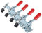 feedal 4 morsetti a levetta strumento manuale, morsetto a levetta regolabile antiscivolo morsetto orizzontale sgancio rapido strumento morsetto a levetta resistente GH-201-B 89KG capacità di tenuta