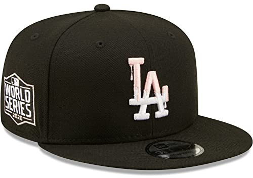 New Era Cappellino 9FIFTY Snapback LA Dodgers MLB Team Drip Nero