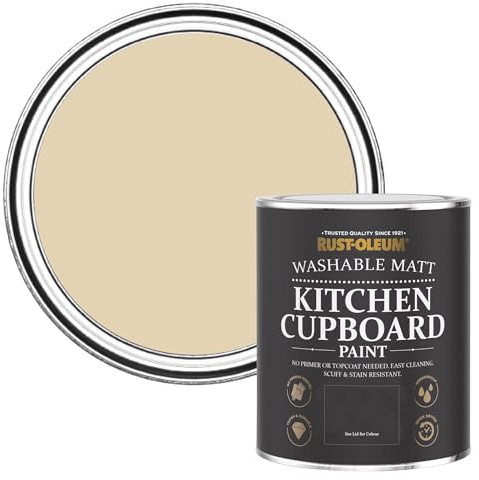 Rust-Oleum Beige Kitchen Cupboard Paint in Matt Finish - Sandhaven 750ml