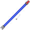 Arcets Tube Extension compatible pour Dyson V7 V8 V10 V11 V15 Tige Rigide Rallonge en Aluminium, Longueur 73 cm, Connecteur à Dégagement Rapide - Bleu